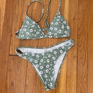 Shein floral bikini